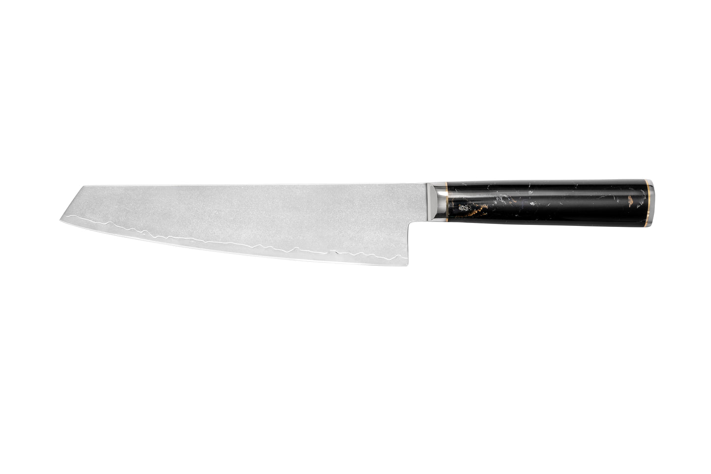 NOVA Series Imported Japanese Damascus AUS10 Steel, 3 Layers Blade Black Resin with Colors Handle Chef Knife Knife Set