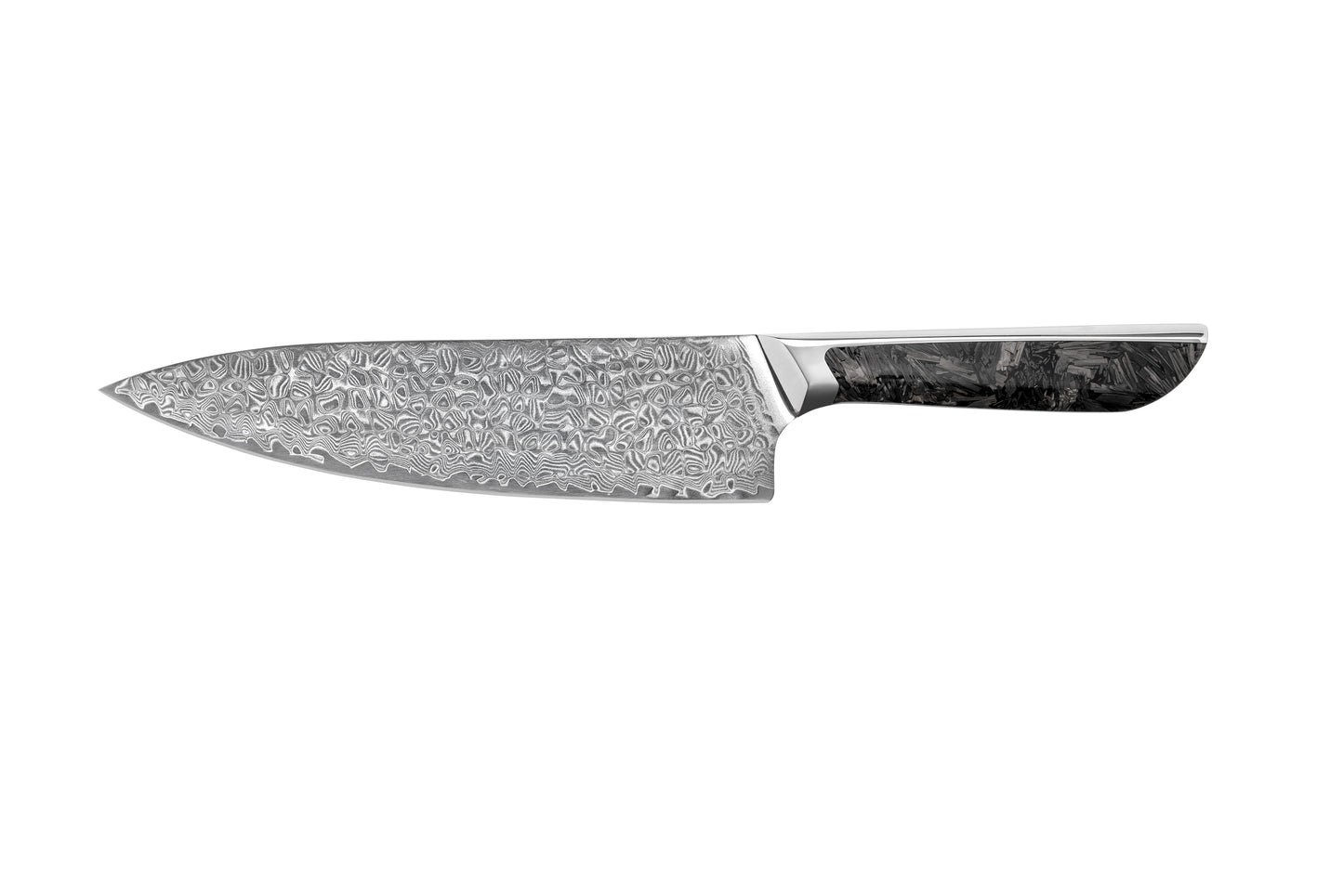 BORRY Series  Damascus VG10 Steel, 67 Layers Steel Shredded Carbon Fiber Handle Chef Knife Knife Set