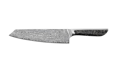 BORRY Series  Damascus VG10 Steel, 67 Layers Steel Shredded Carbon Fiber Handle Chef Knife Knife Set