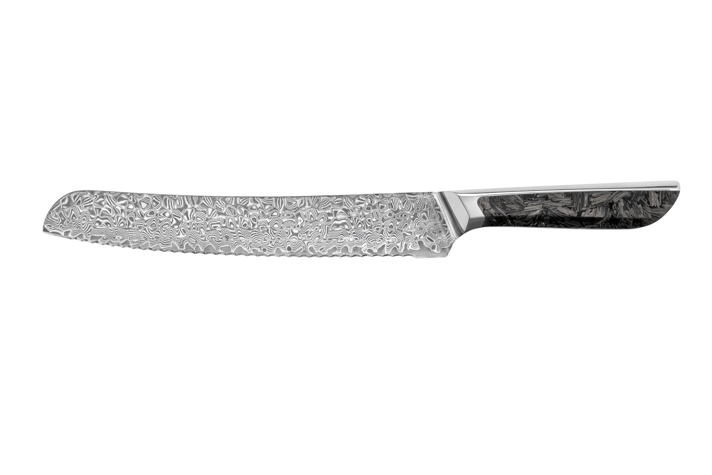 BORRY Series  Damascus VG10 Steel, 67 Layers Steel Shredded Carbon Fiber Handle Chef Knife Knife Set