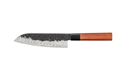 WOOD MELLOW Series Imported Japanese Damascus AUS10 3 Layers Steel Siam Rosewood Handle Chef Knife Knife Set