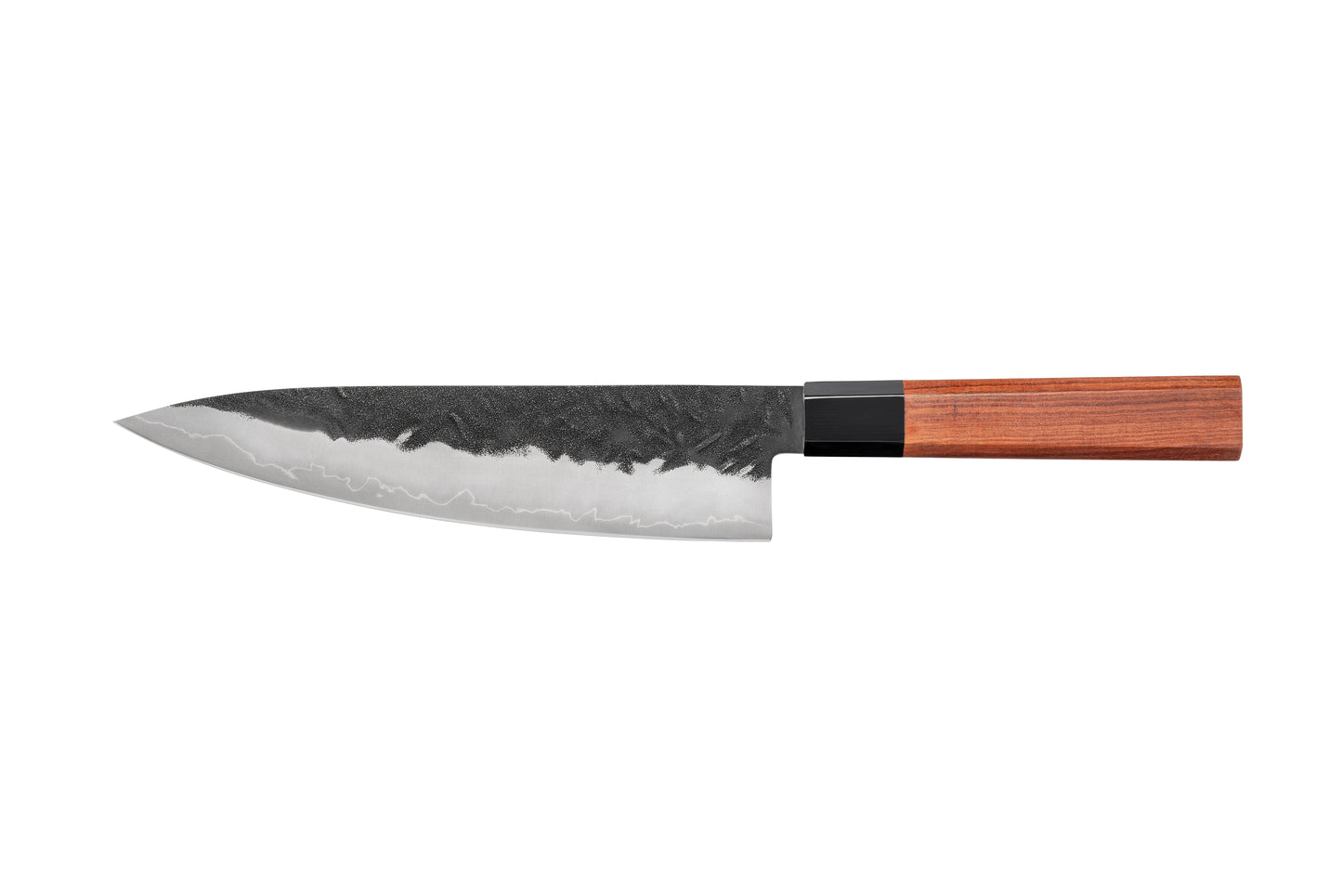 WOOD MELLOW Series Imported Japanese Damascus AUS10 3 Layers Steel Siam Rosewood Handle Chef Knife Knife Set