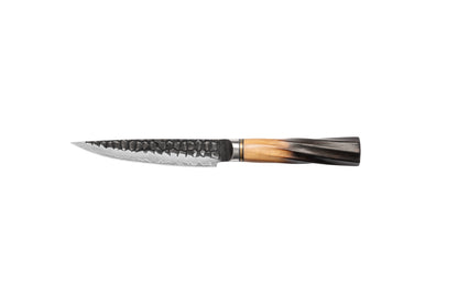 REVO Series Damascus VG10 67 Layers Steel Half Carbonization Olive Wood Handle Chef Knife Knife Set