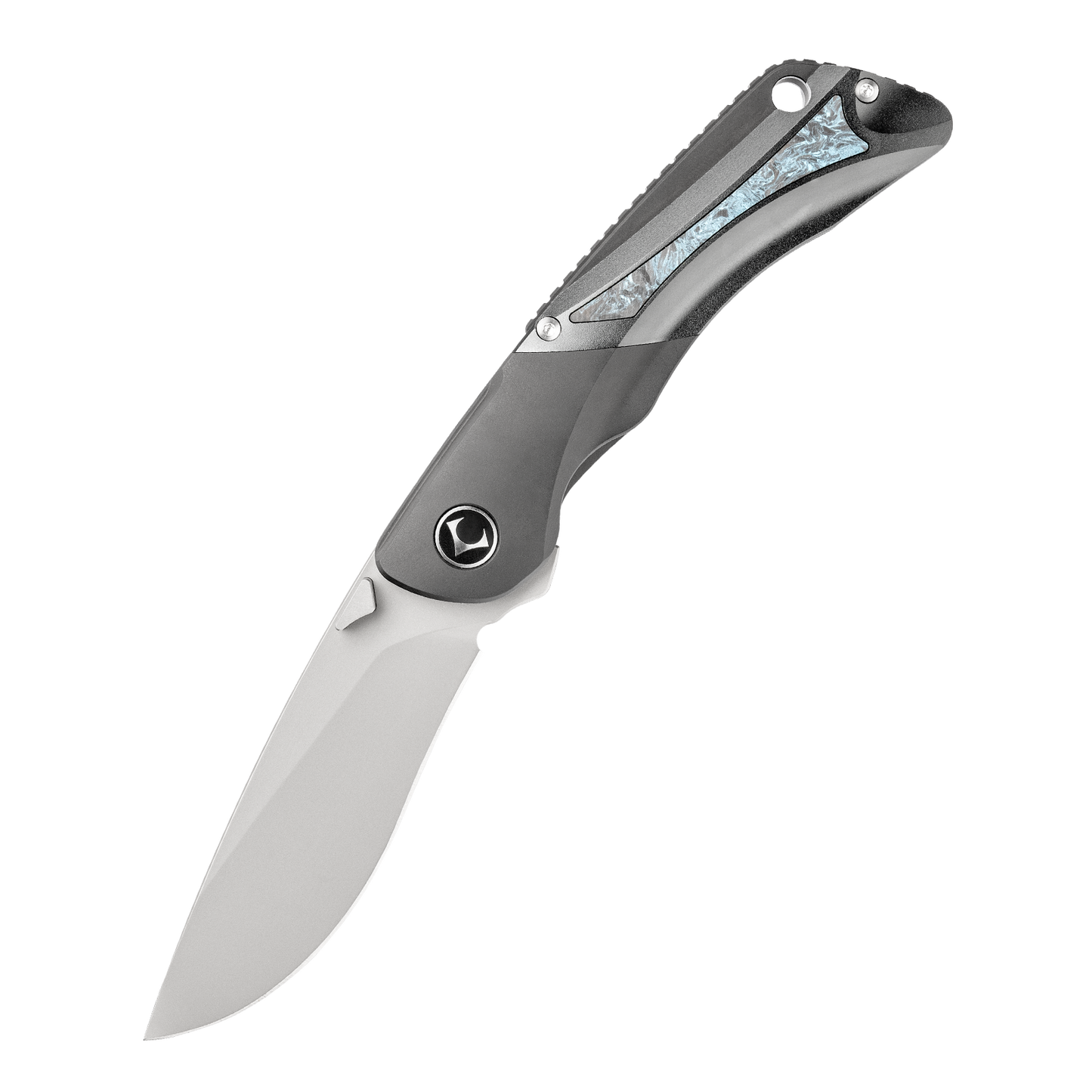 LAN Series Liner Lock Titanium Alloy Handle 154CM Steel 205mm Outdoor Knife
