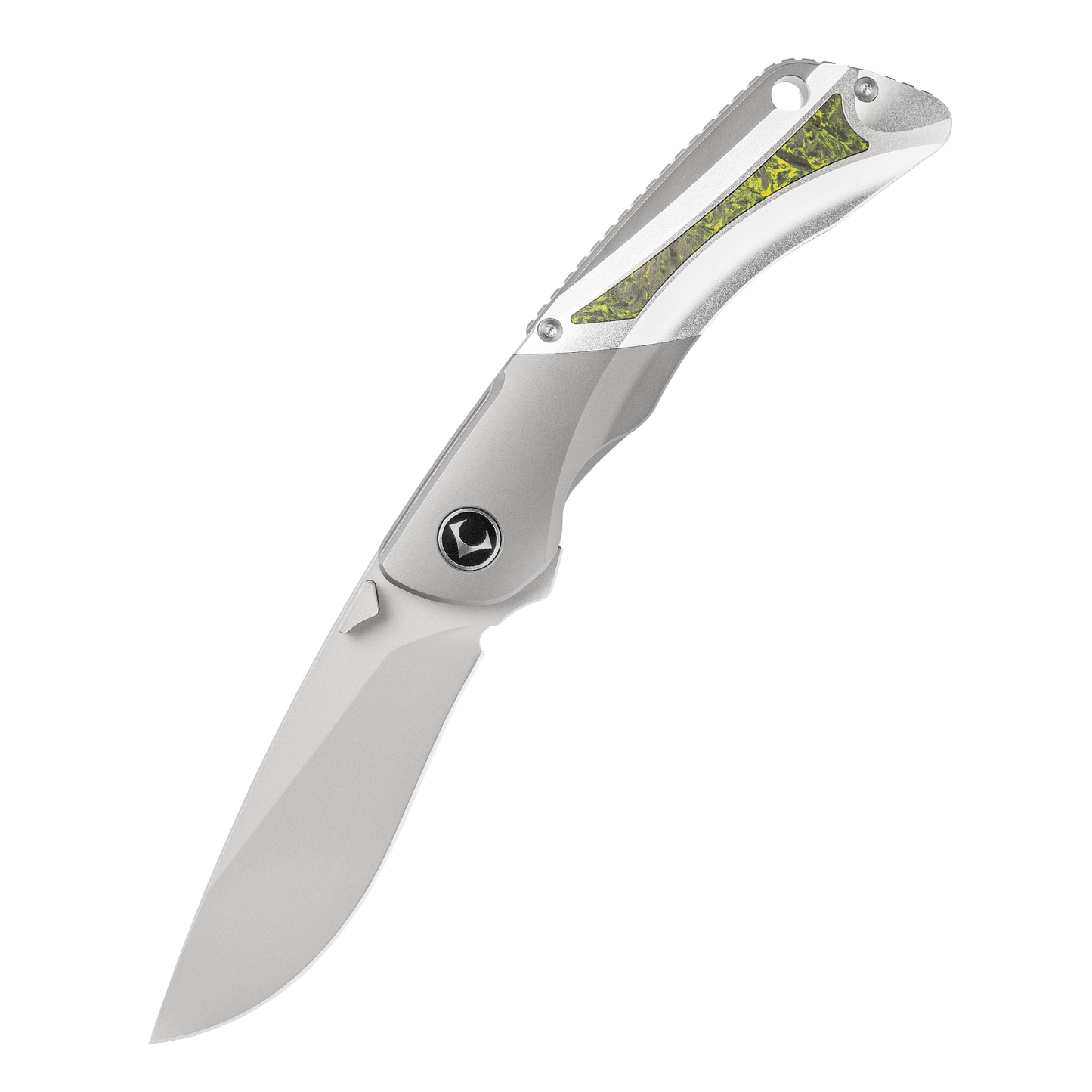 LAN Series Liner Lock Titanium Alloy Handle 154CM Steel 205mm Outdoor Knife