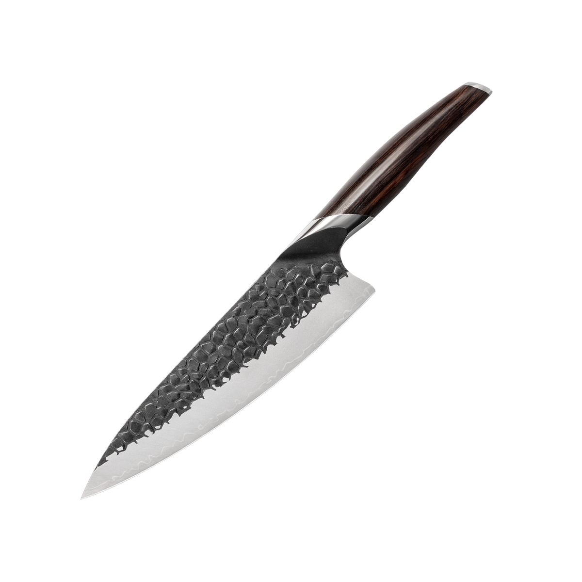 ELA Series Imported Japanese Damascus AUS10 3 Layers Steel Ebony Wood Handle Chef Knife Knife Set Knife Set