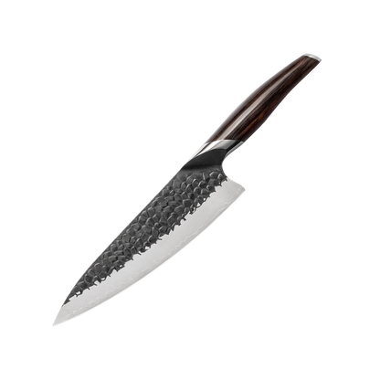 ELA Series Imported Japanese Damascus AUS10 3 Layers Steel Ebony Wood Handle Chef Knife Knife Set Knife Set