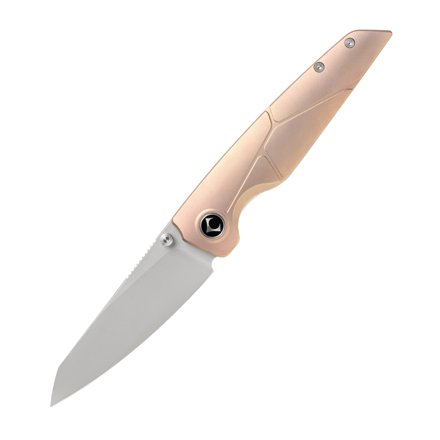 JIAN Series Liner Lock Titanium Alloy Handle Pearlescent Sandblasting VG10 Steel 205mm Outdoor Knife