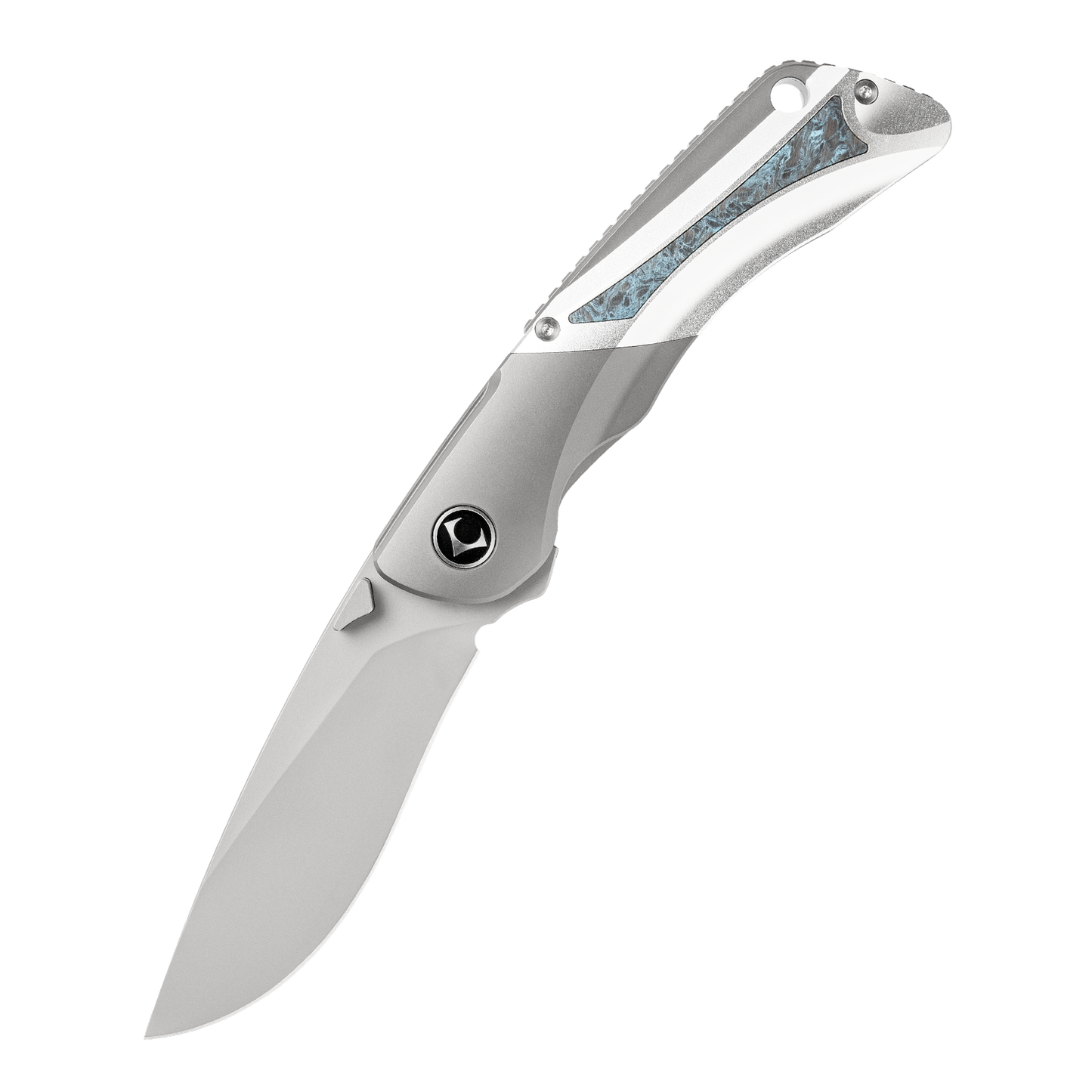 LAN Series Liner Lock Titanium Alloy Handle 154CM Steel 205mm Outdoor Knife